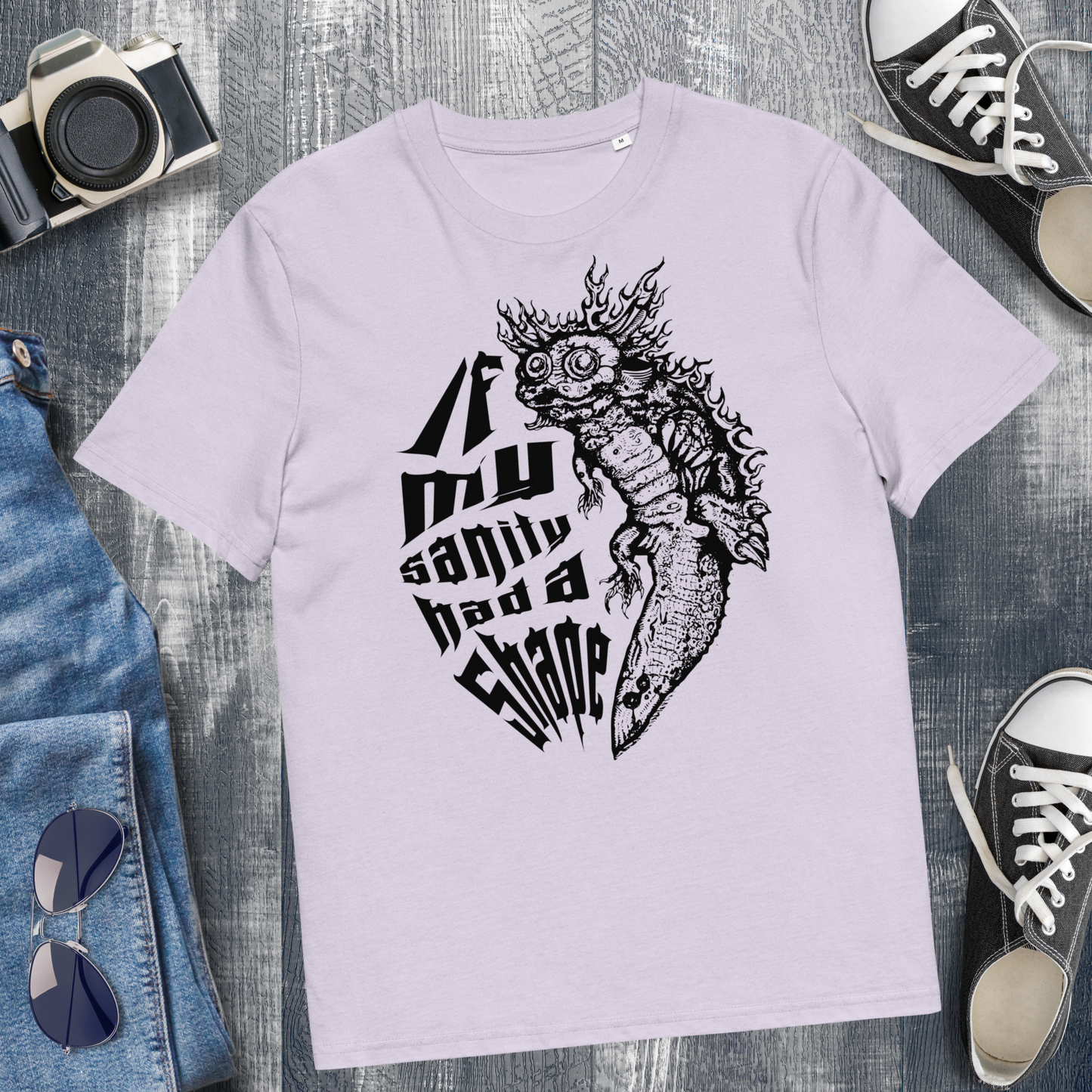 Existential Organic Cotton T-Shirt - Alternative Fashion in Premium Quality │ Caccao