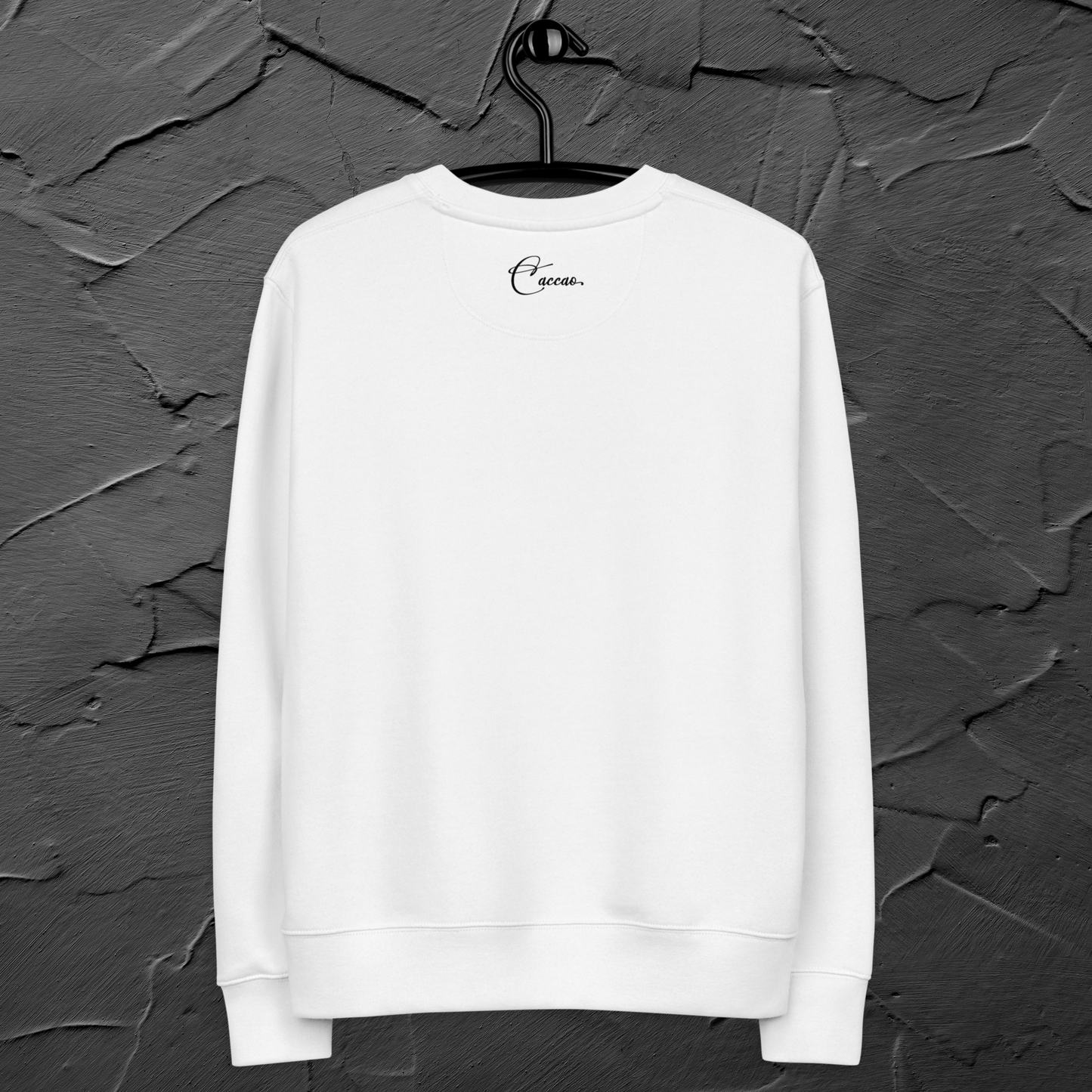 Organic Vegan Sweatshirt with Humor about Anxiety and Self-Awareness