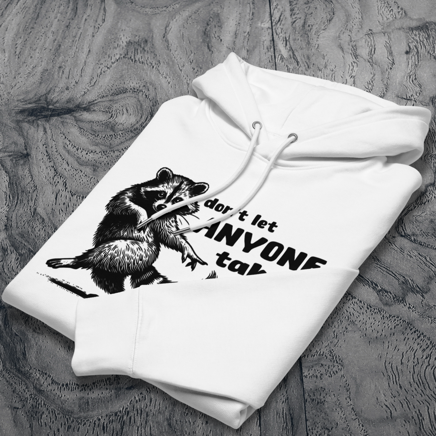 Uni Eco Raccoon Cutesy Hoody The Sweatshirt That Keeps Your Inner Sparkle │ Caccao
