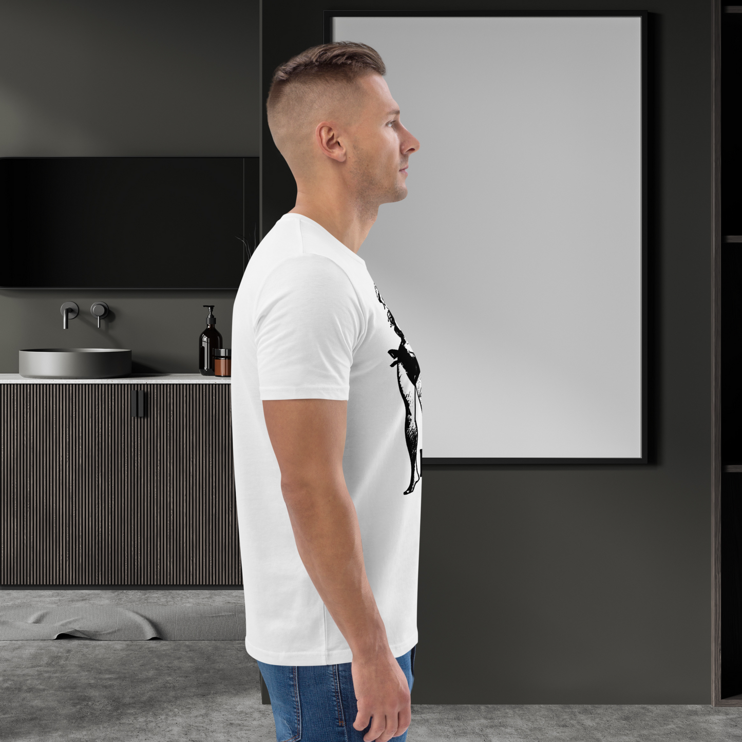 Unisex Sarkastické Vintage 'Boundaries' Tričko z Bio Bavlny ve Veganském, Fair Trade a Slow Fashion Režimu – Pro ty, kdo se Učí Říkat Ne 🙂‍↔️⎜Caccao