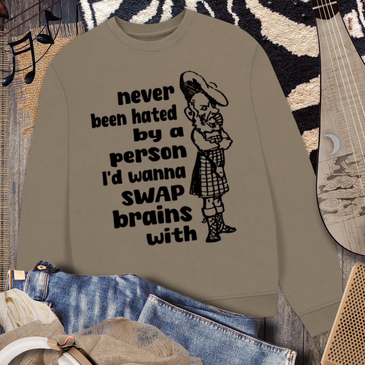 Women's UK&amp;CZ Funny Hoodie - Fair Trade, 100% Organic Cotton │ Caccao