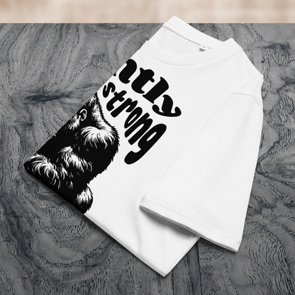 Eco Vegan Fair Trade "Gently Strong" Organic Cotton T-Shirt with Premium Certified Quality │ Caccao