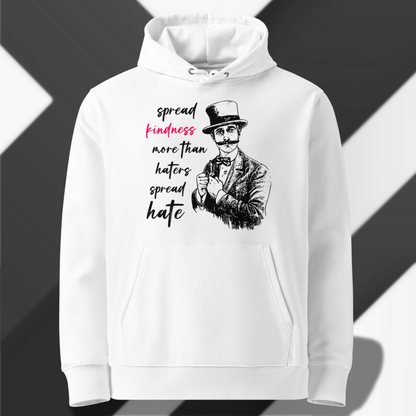 Spread Kindness Day by Day: Organic Uni Hoodie with a Message of Kindness │ Caccao