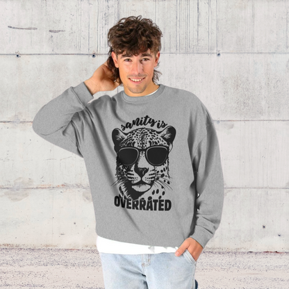 Uni UK+CZ Eko Circular "Sanity is Overrated" Organic Cotton Hoodie in Certified Fair Trade Quality │ Caccao