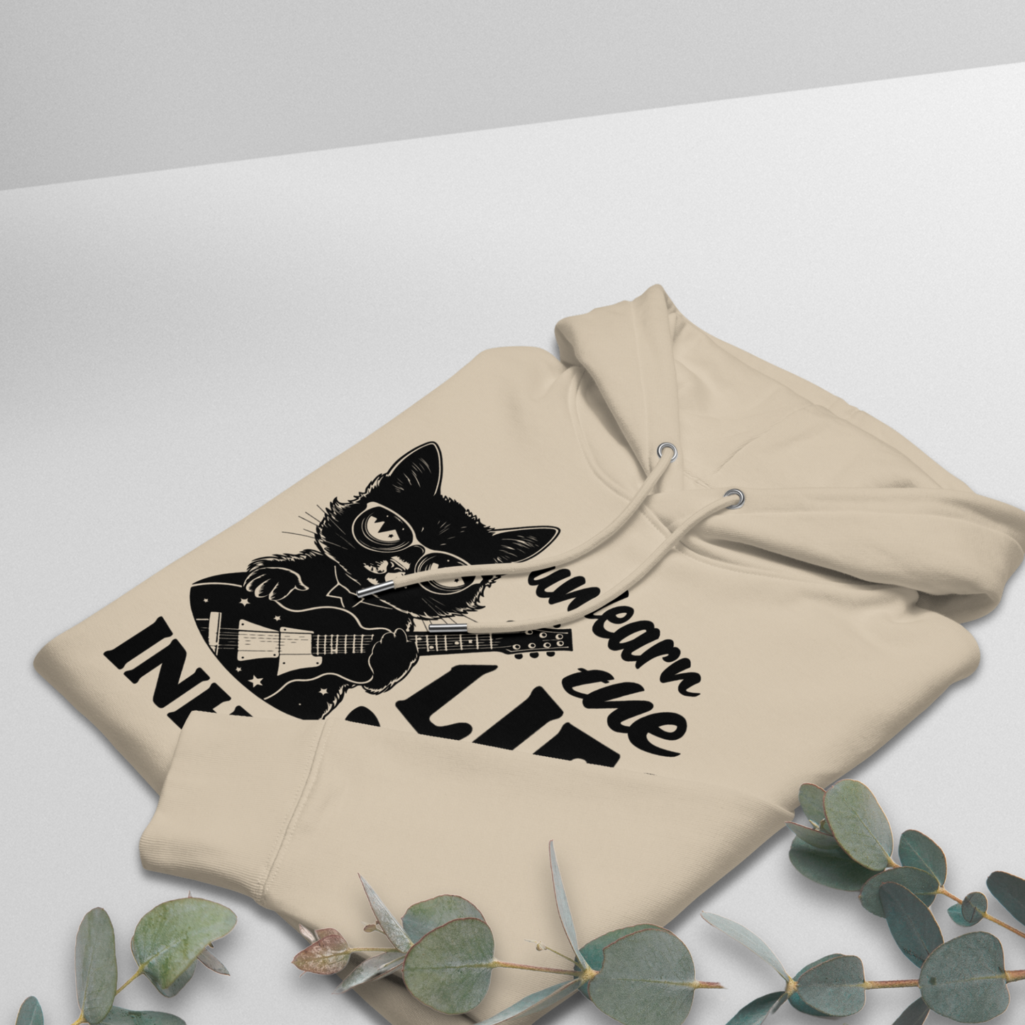 Organic Vegan Sweatshirt Made of Certified 100% Organic Cotton with Cat Motif – Awareness &amp; Irony in One⎜Caccao