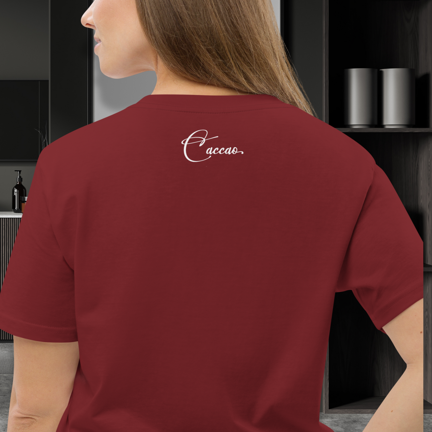 Minimalist Unisex "Rise Up" Organic Cotton T-Shirt: The Power of Simplicity and Courage │ Caccao