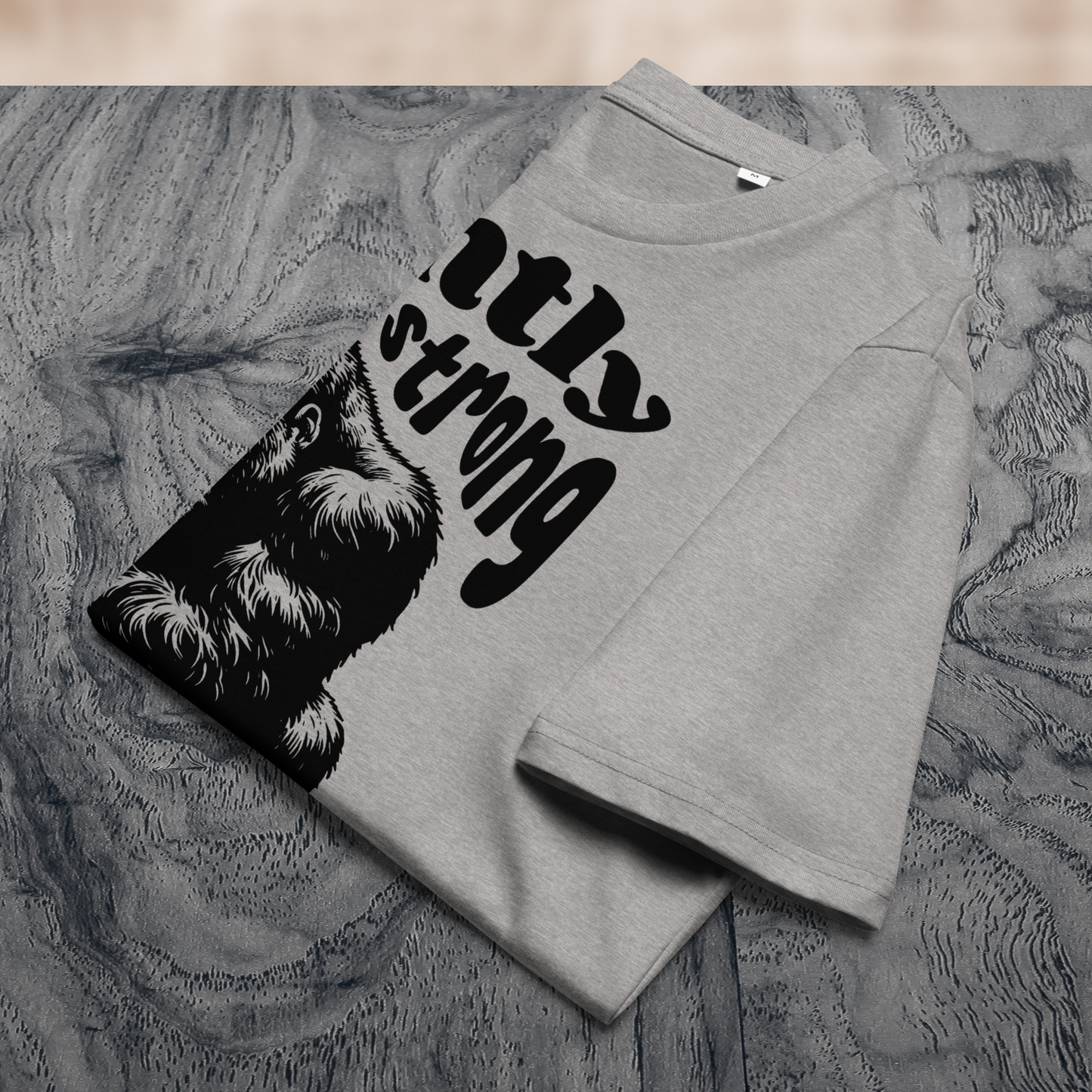 Eco Vegan Fair Trade "Gently Strong" Organic Cotton T-Shirt with Premium Certified Quality │ Caccao