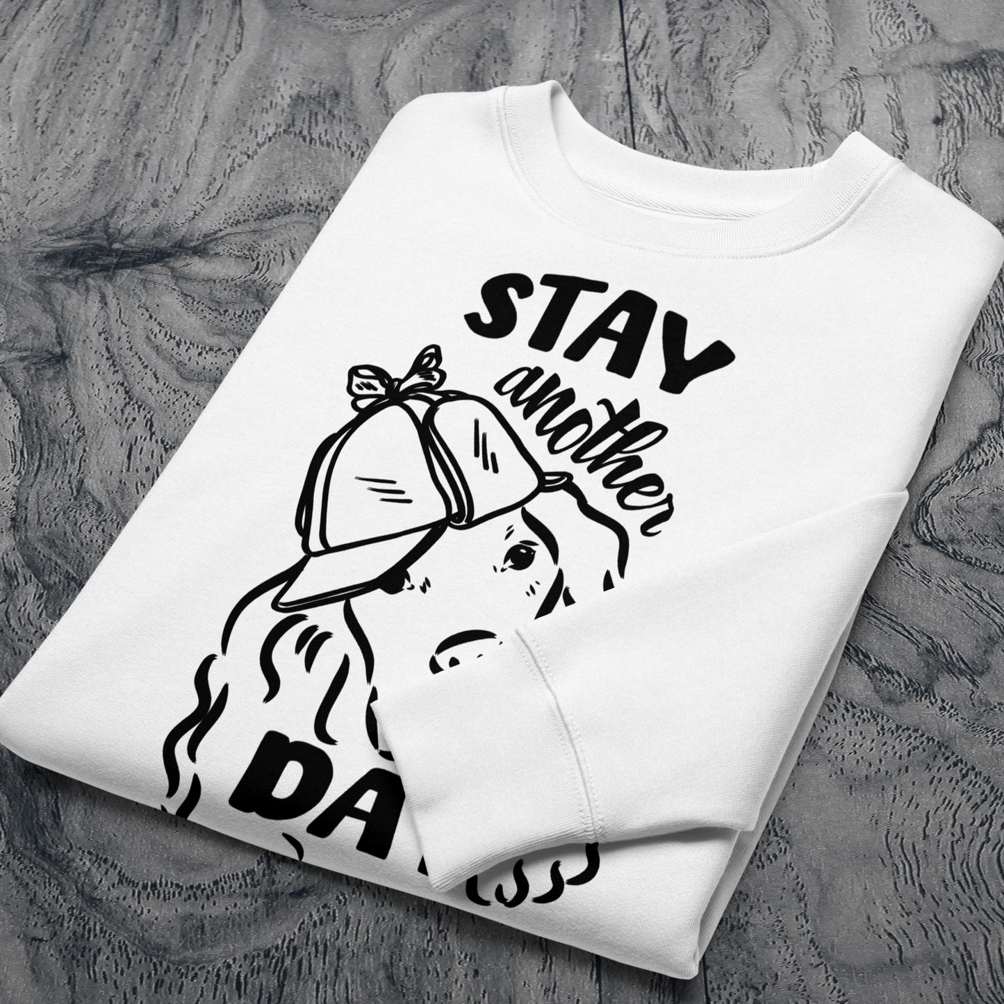 Uni Ecological Slow Fashion "Stay another Day" Organic Cotton Hoodie in Certified Fair Trade &amp; Peta Quality⎜Caccao