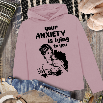 🇬🇧🇨🇿 Organic "Anxiety" Hoodie in a Loose &amp; Modern Fit and Premium Fair Trade Quality │ Caccao