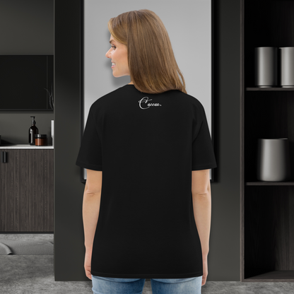 Minimalist Unisex "Rise Up" Organic Cotton T-Shirt: The Power of Simplicity and Courage │ Caccao