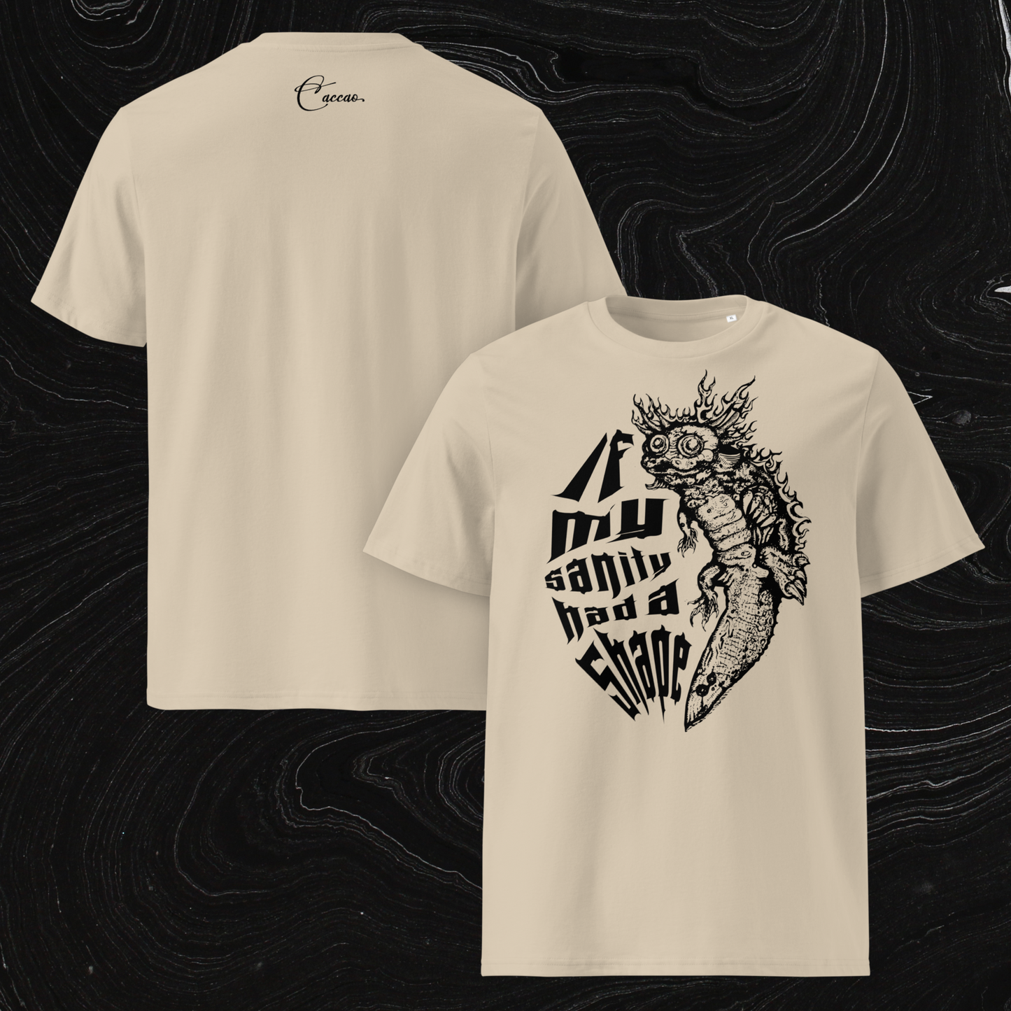Existential Organic Cotton T-Shirt - Alternative Fashion in Premium Quality │ Caccao