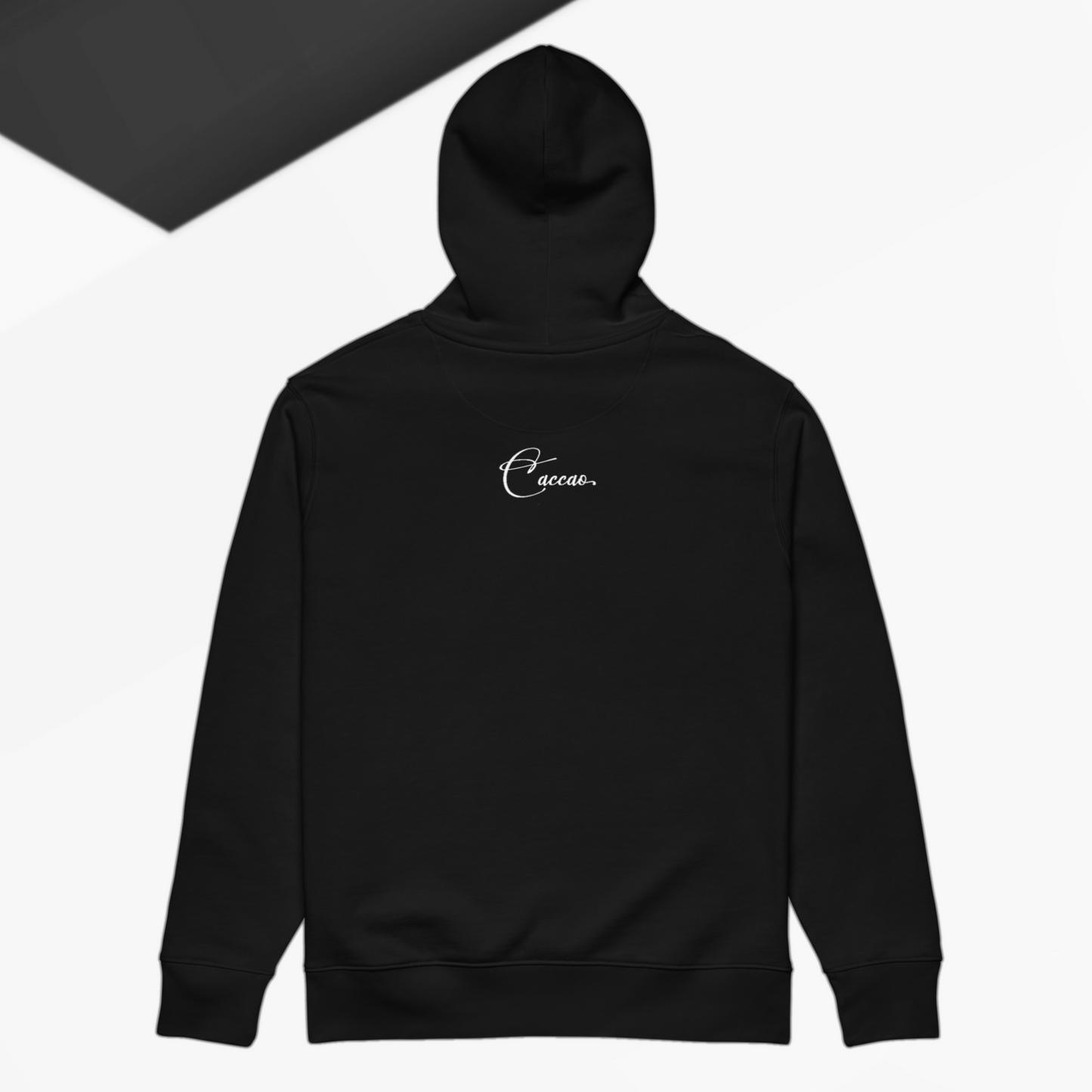 The Power to Keep Going: Motivational "Stay." Premium Eco Hoodie Made of Organic Cotton │ Caccao