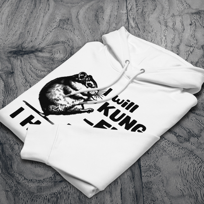 Uni Bio Eco Cotton Hoodie in Certified Fair Trade &amp; Vegan Quality⎜Caccao 