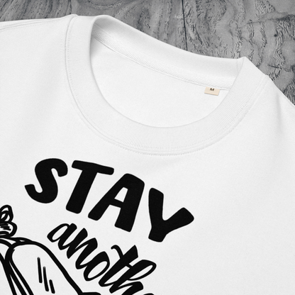 Uni Ecological Slow Fashion "Stay another Day" Organic Cotton Hoodie in Certified Fair Trade &amp; Peta Quality⎜Caccao