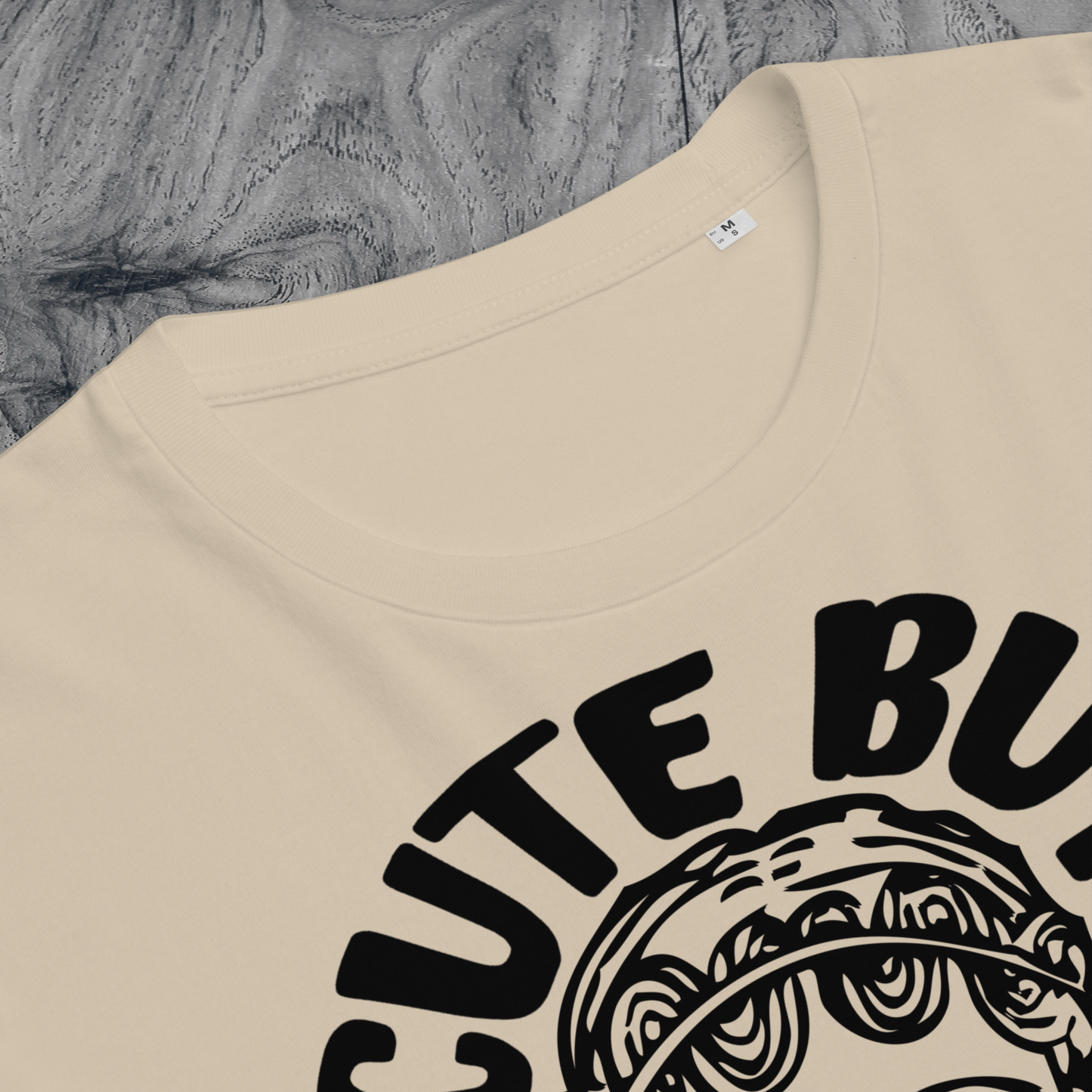 Uni Cotton "Cute but Crazy" Vintage T-Shirt in Fair Trade &amp; Vegan Quality⎜Caccao