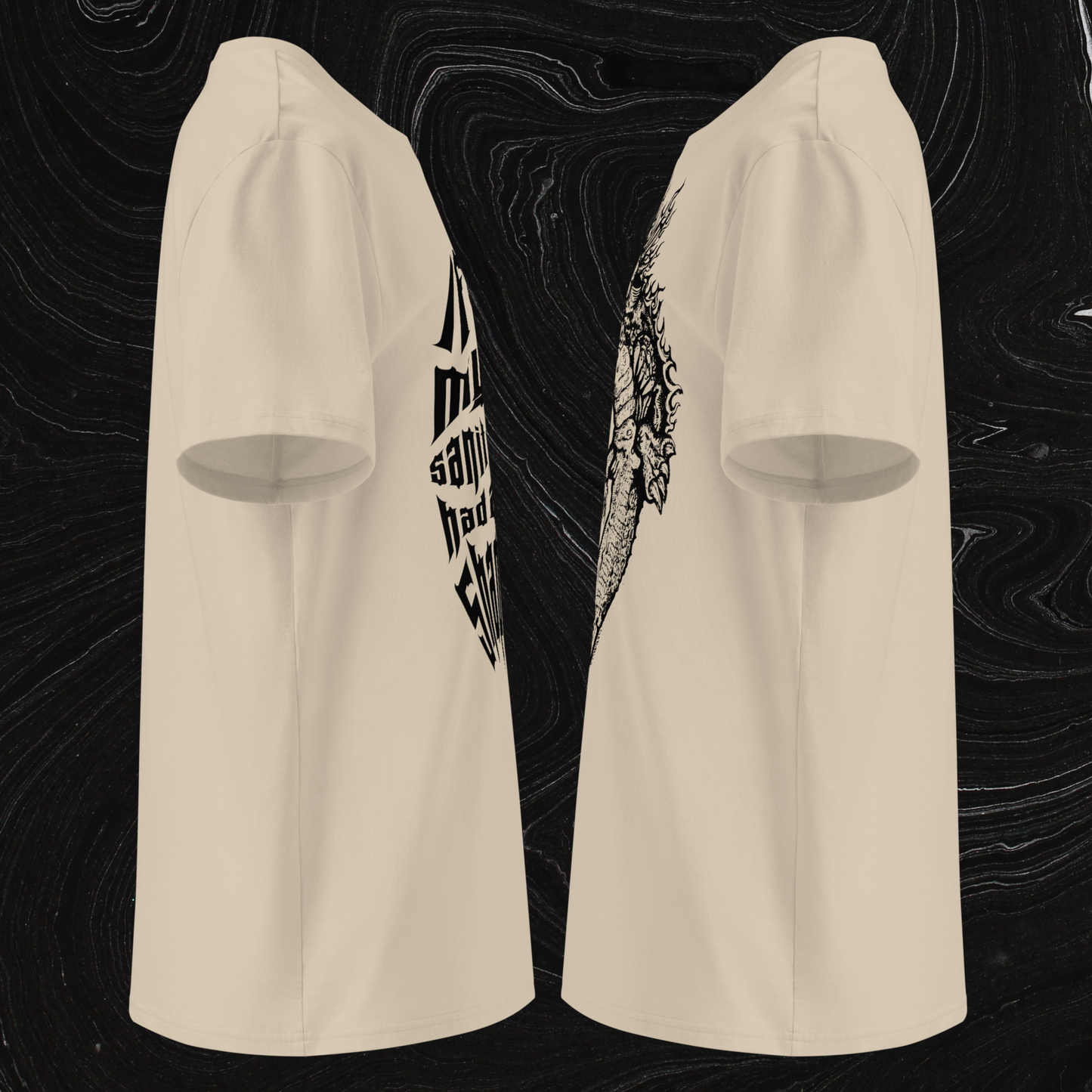 Existential Organic Cotton T-Shirt - Alternative Fashion in Premium Quality │ Caccao