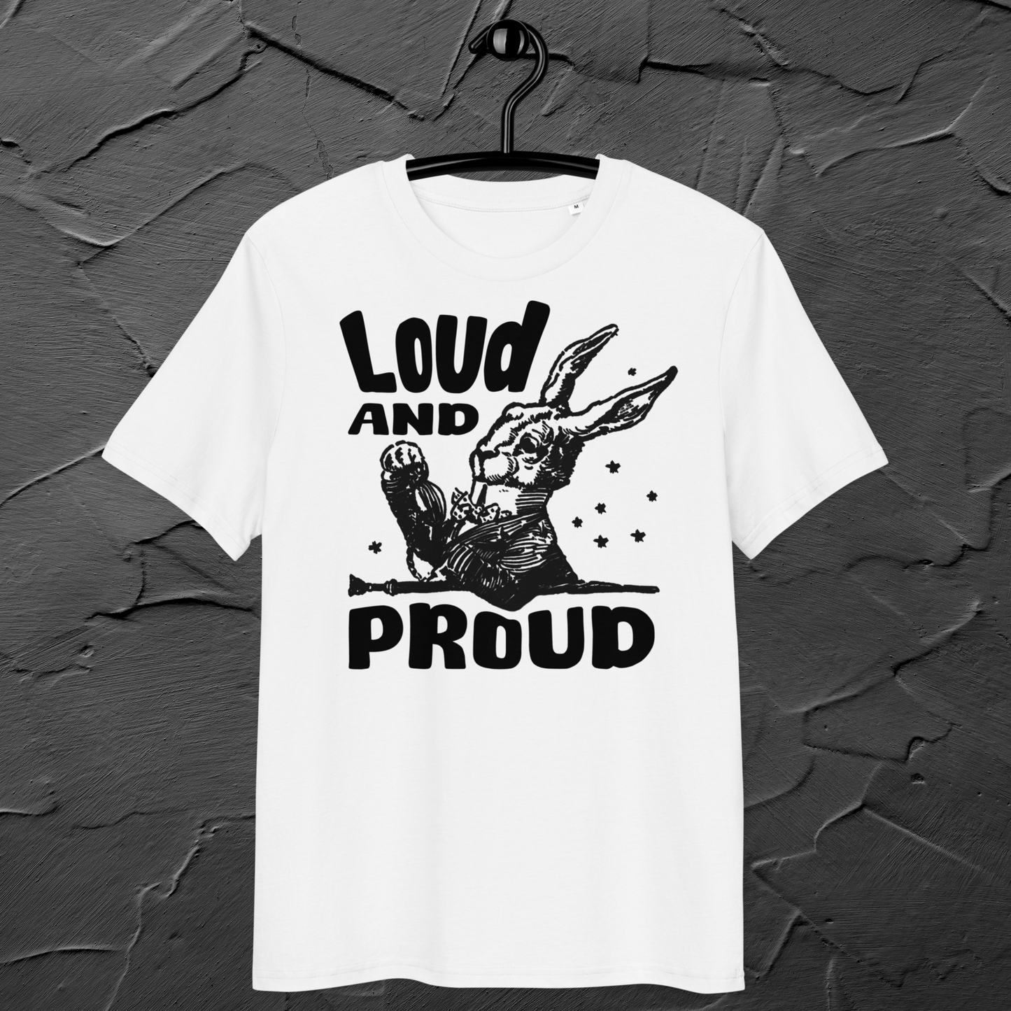 Uni Eko "Loud 'n Proud" Proud Organic Cotton T-Shirt in Certified Fair Trade, Slow Fashion, Organic and Vegan Regime │ Cacao