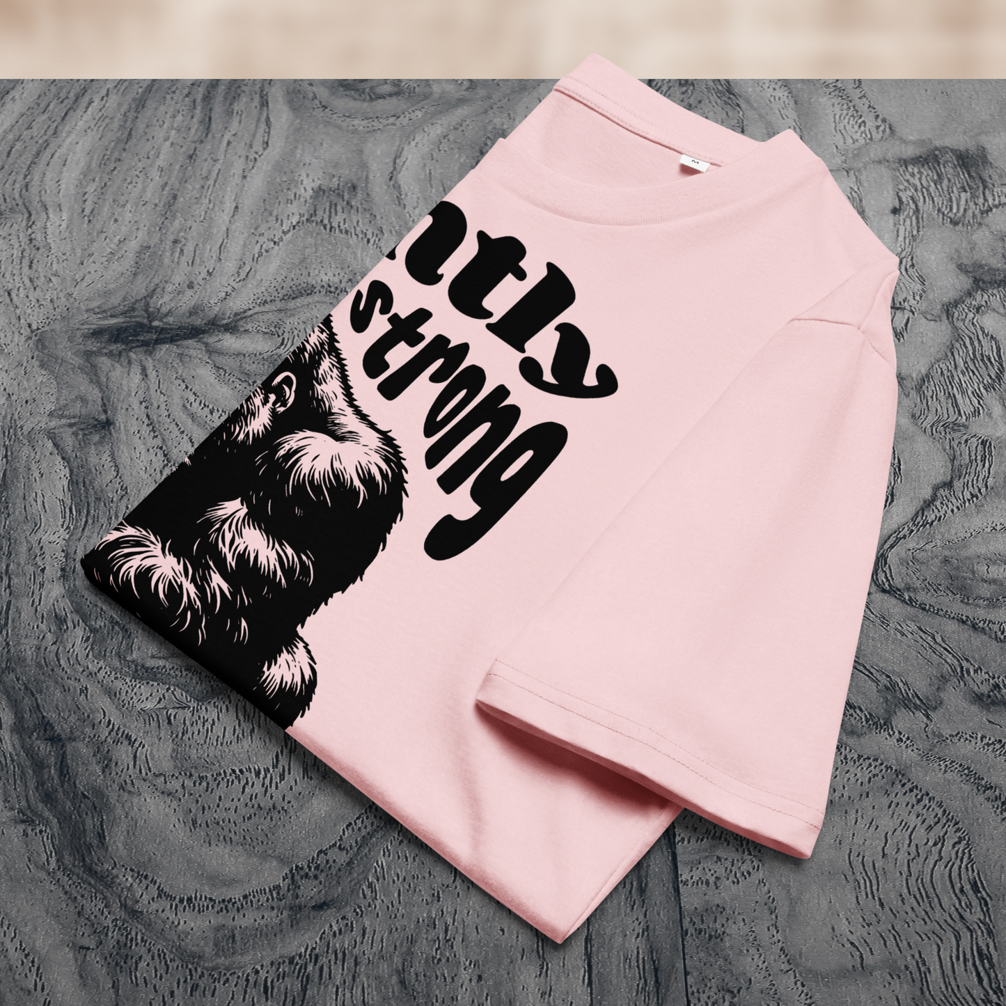 Eco Vegan Fair Trade "Gently Strong" Organic Cotton T-Shirt with Premium Certified Quality │ Caccao