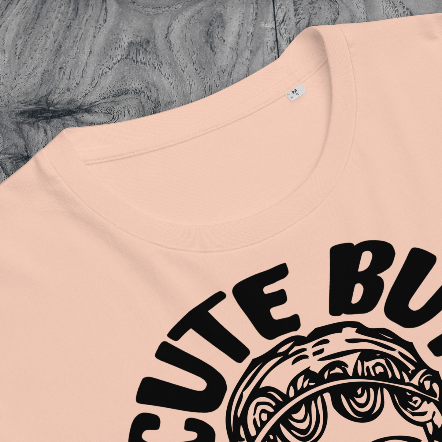 Uni Cotton "Cute but Crazy" Vintage T-Shirt in Fair Trade &amp; Vegan Quality⎜Caccao