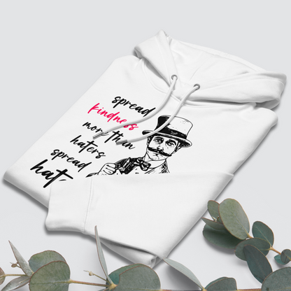 Spread Kindness Day by Day: Organic Uni Hoodie with a Message of Kindness │ Caccao