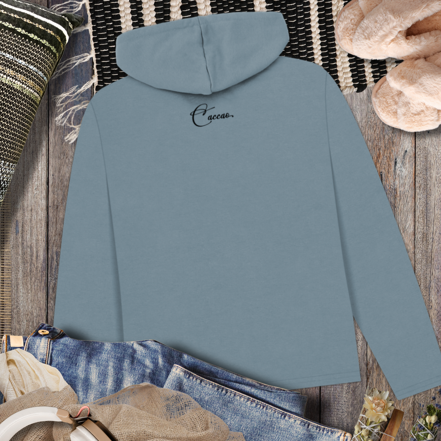 🇬🇧🇨🇿 Organic "Anxiety" Hoodie in a Loose &amp; Modern Fit and Premium Fair Trade Quality │ Caccao