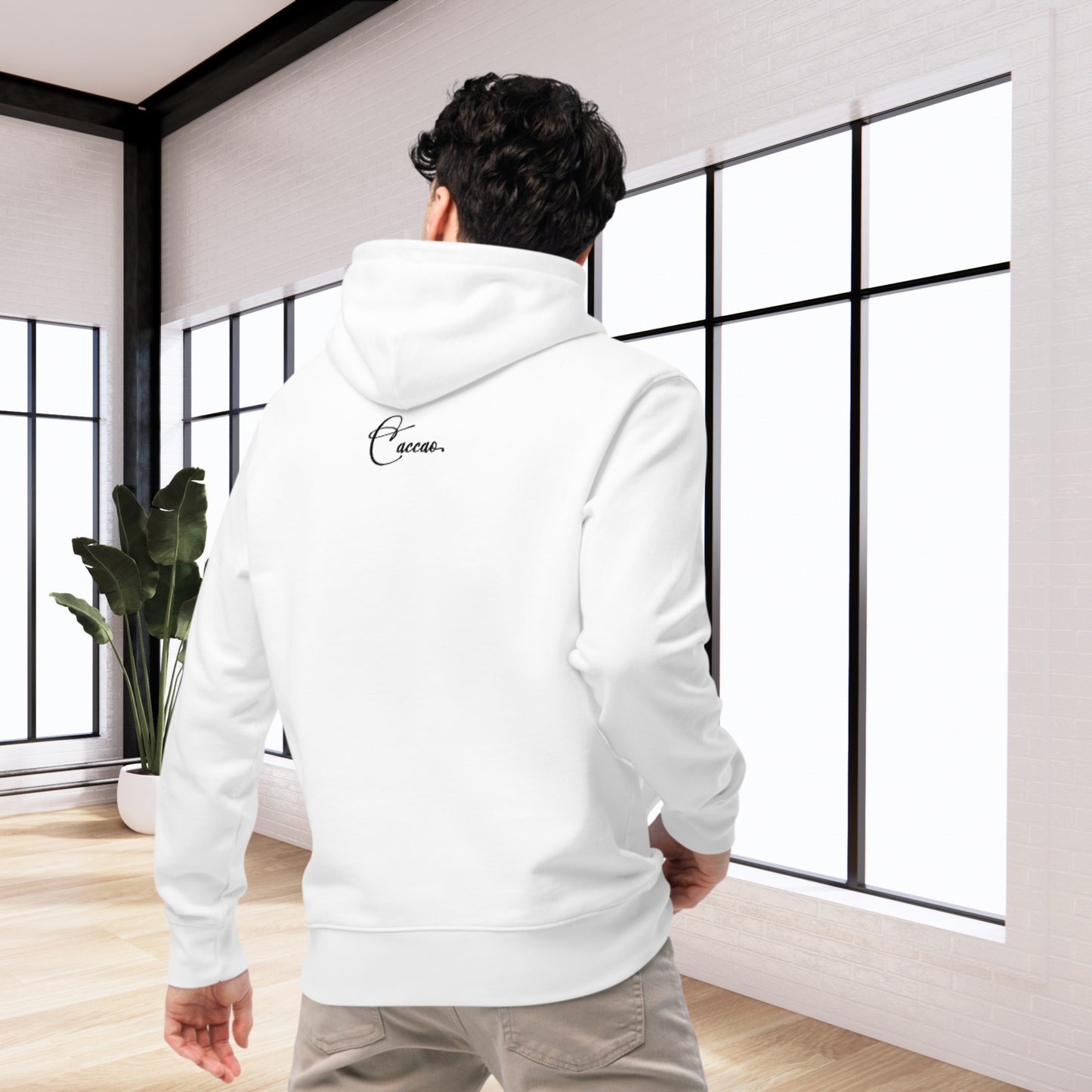 Unisex Organic Eco Cotton Hoodie in Certified Fair Trade &amp; Vegan Quality⎜Caccao