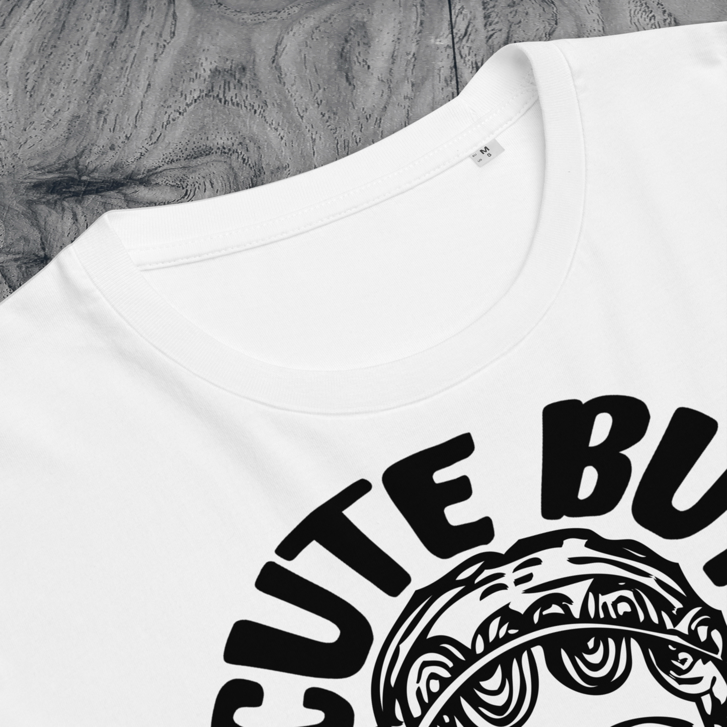 Uni Cotton "Cute but Crazy" Vintage T-Shirt in Fair Trade &amp; Vegan Quality⎜Caccao