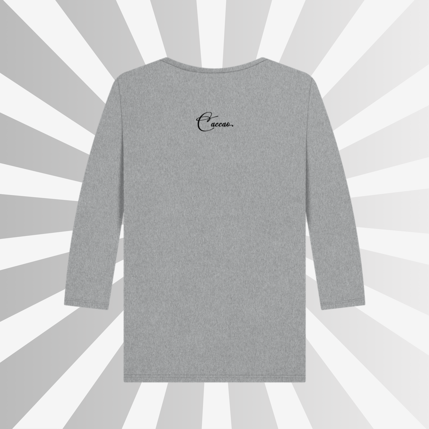 Women's "Not shy, just don't like you" 3/4 Sleeve Top in Pure Organic Cotton │ Caccao