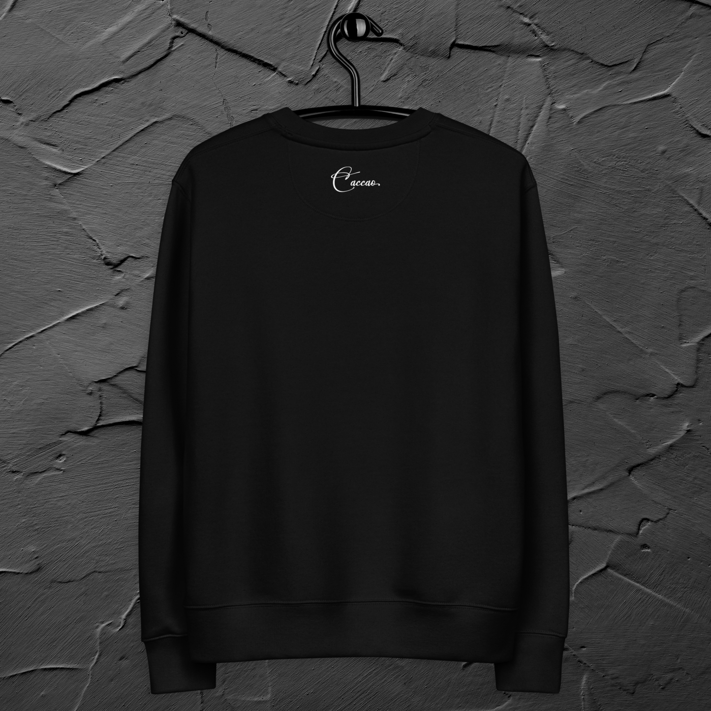 Unisex Vegan Certified Sweatshirt "Dark Humor on Childhood Trauma" from Organic Cotton │ Cacao
