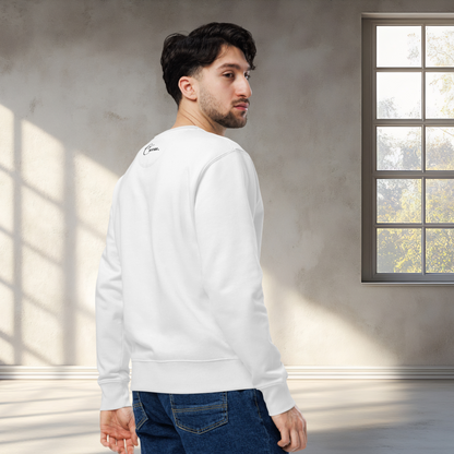 Unisex Prémiová Minimalistická Quote Mikina bez Kapuce - Hlubokomyslná, Pravdivá a Inspirativní │ Caccao