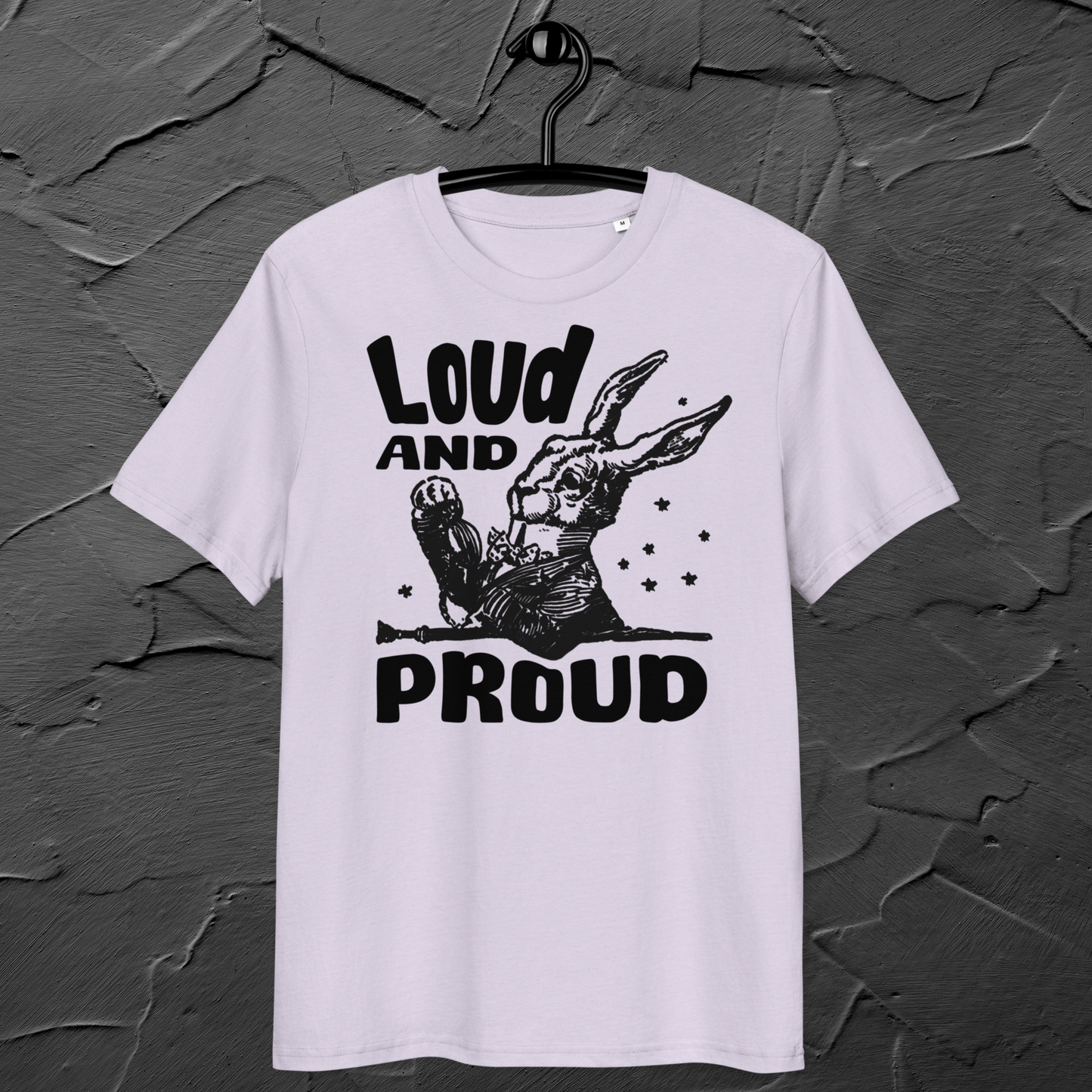 Uni Eko "Loud 'n Proud" Proud Organic Cotton T-Shirt in Certified Fair Trade, Slow Fashion, Organic and Vegan Regime │ Cacao