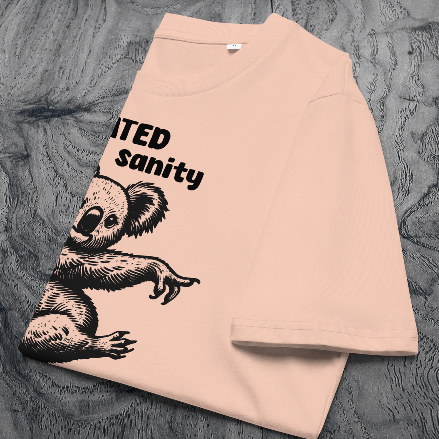 Unisex Organic Cotton "Defeated Sanity" T-Shirt in Premium Certified Quality⎜Caccao
