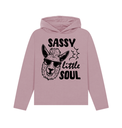 Mauve Printed Hoody