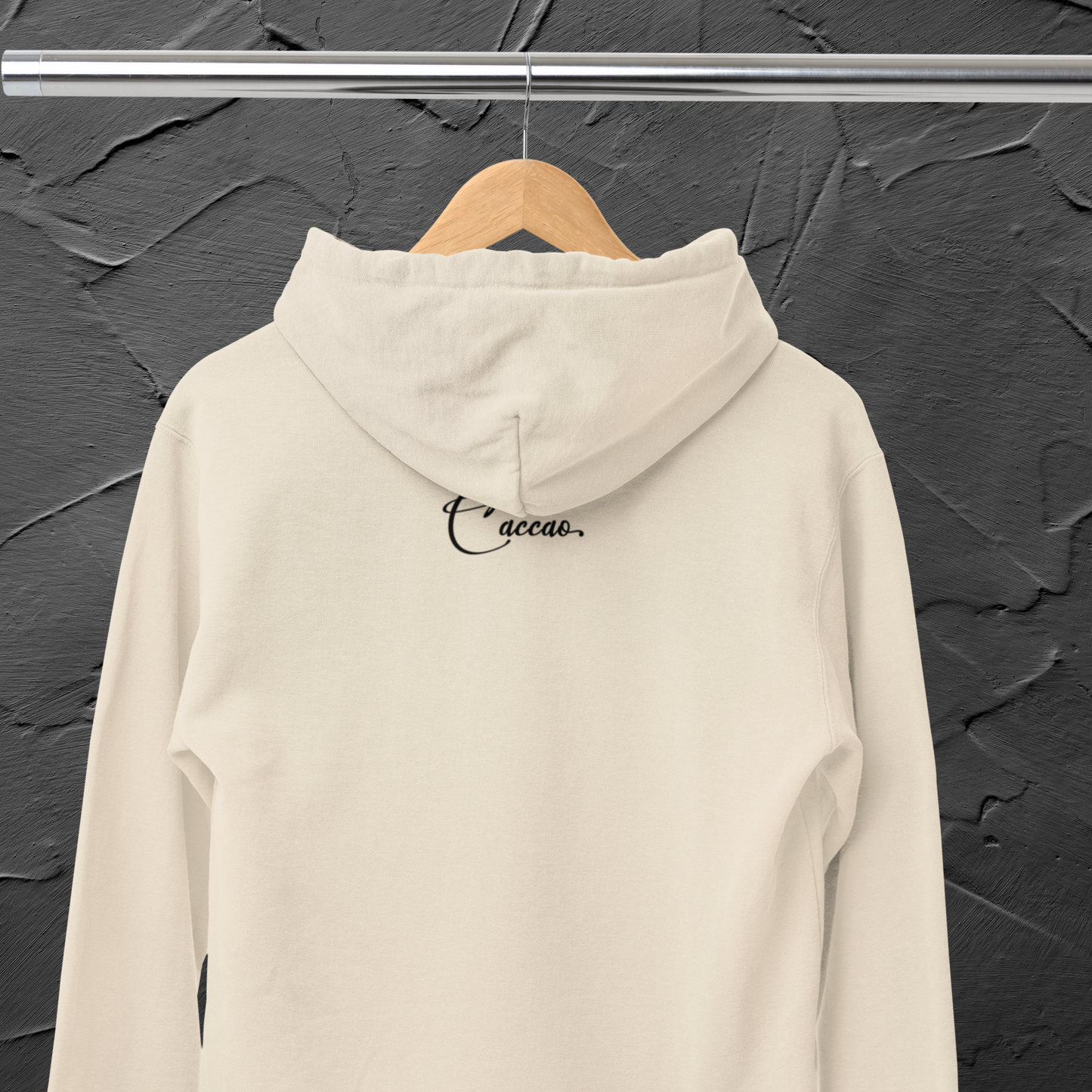 Unisex Ecological Hoodie 'Be the Reason' Organic Cotton Sweatshirt with Bee and Kindness Motif in Top Certified Quality│ Caccao