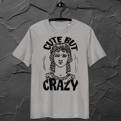 Uni Cotton "Cute but Crazy" Vintage T-Shirt in Fair Trade &amp; Vegan Quality⎜Caccao
