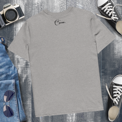 Eco Vegan Fair Trade "Gently Strong" Organic Cotton T-Shirt with Premium Certified Quality │ Caccao