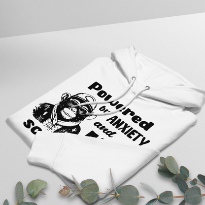 Eco Organic Vegan Monkey Anxiety Hoodie – Funny Design for Stylish Self-Awareness