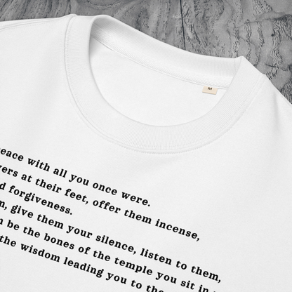 Unisex Eco Spiritual Sweatshirt with Healing Message │ Caccao