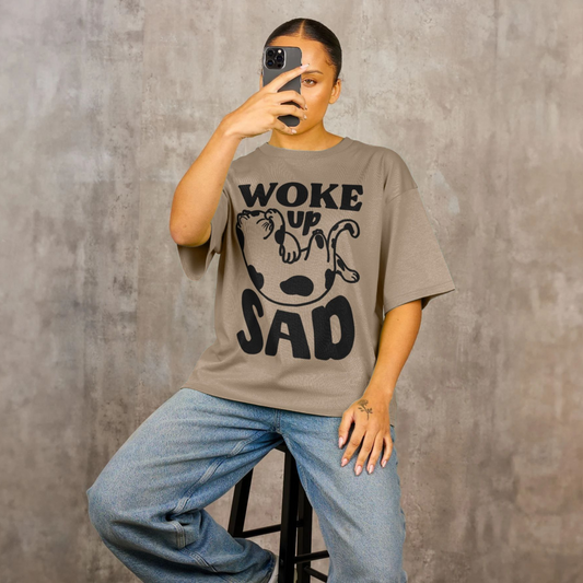Women's Oversized Heavy Organic Cotton Vegan T-Shirt in Premium Certified Quality⎜Caccao