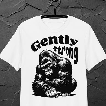 Eco Vegan Fair Trade "Gently Strong" Organic Cotton T-Shirt with Premium Certified Quality │ Caccao