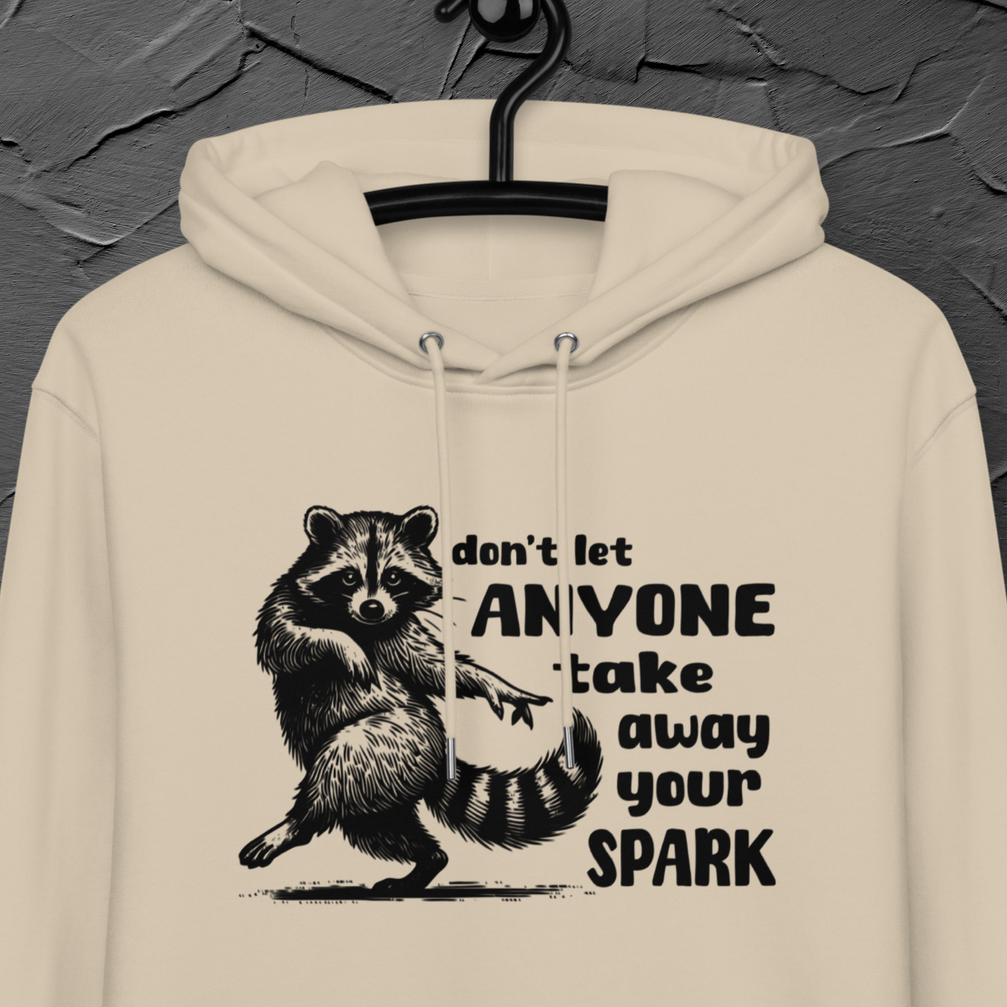 Uni Eco Raccoon Cutesy Hoody The Sweatshirt That Keeps Your Inner Sparkle │ Caccao