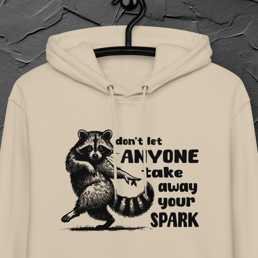 Uni Eco Raccoon Cutesy Hoody The Sweatshirt That Keeps Your Inner Sparkle │ Caccao