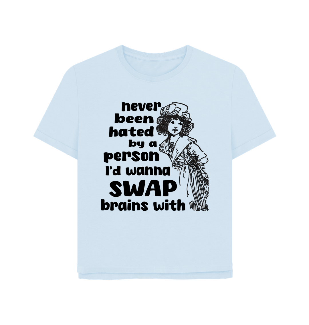 Sky Blue Printed T-shirt