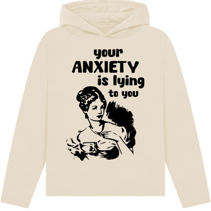 🇬🇧🇨🇿 Organic "Anxiety" Hoodie in a Loose &amp; Modern Fit and Premium Fair Trade Quality │ Caccao