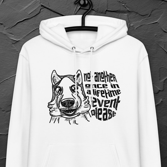 Irony &amp; Sustainability: Sarcastic Organic ST/ST Hoodie with Black Humor⎜Caccao