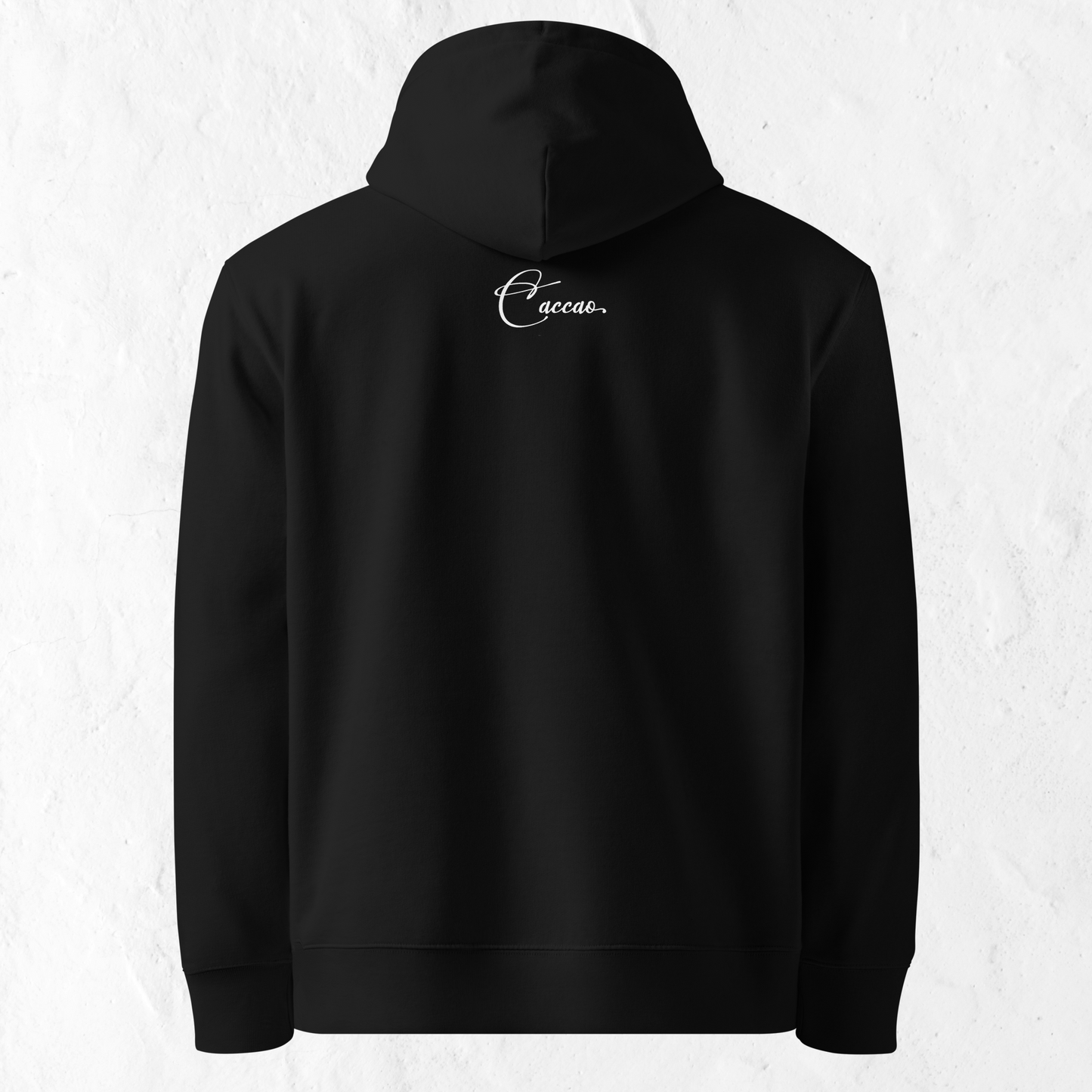 The Power to Keep Going: Motivational "Stay." Premium Eco Hoodie Made of Organic Cotton │ Caccao