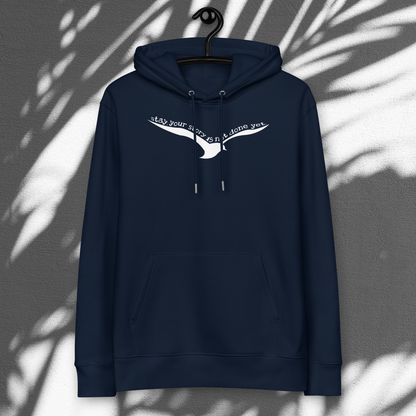The Power to Keep Going: Motivational "Stay." Premium Eco Hoodie Made of Organic Cotton │ Caccao