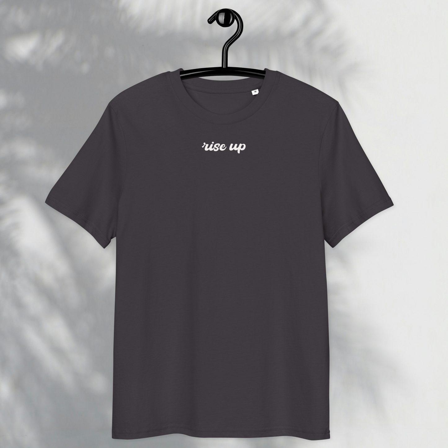 Minimalist Unisex "Rise Up" Organic Cotton T-Shirt: The Power of Simplicity and Courage │ Caccao