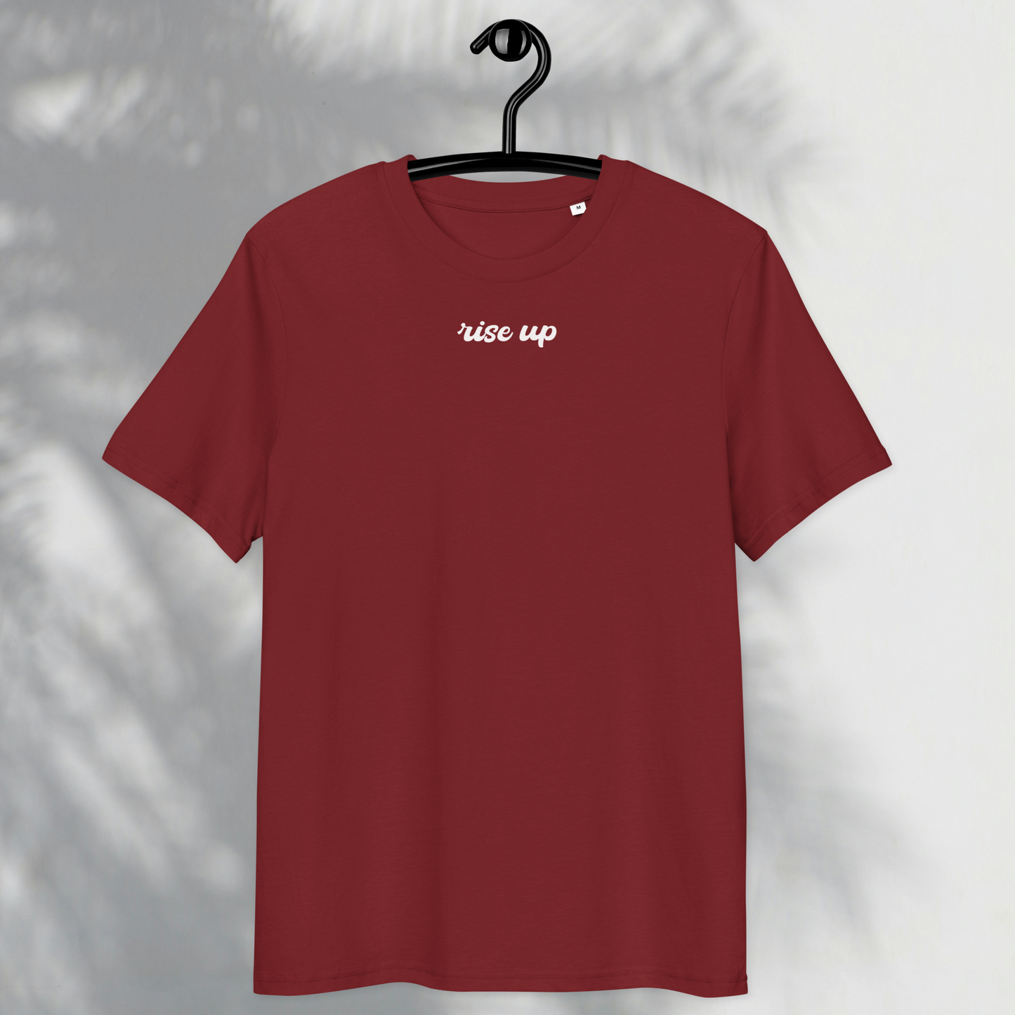 Minimalist Unisex "Rise Up" Organic Cotton T-Shirt: The Power of Simplicity and Courage │ Caccao